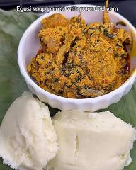 Egusi & Pounded Yam